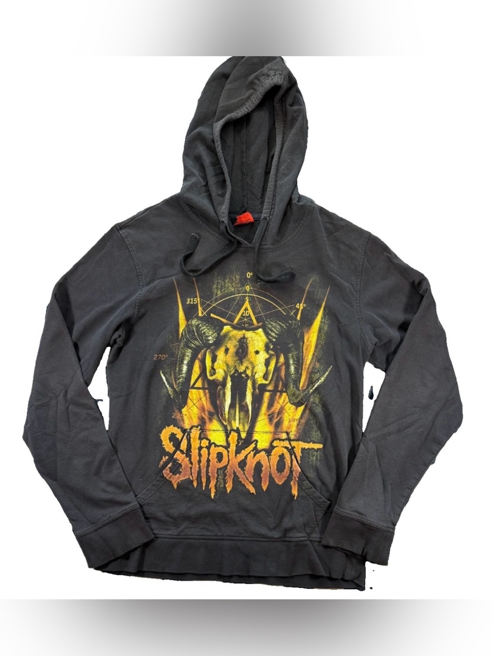 Slipknot Ram Skull Hoodie Adult Large Black Metal Music Merch Vintage Y2K